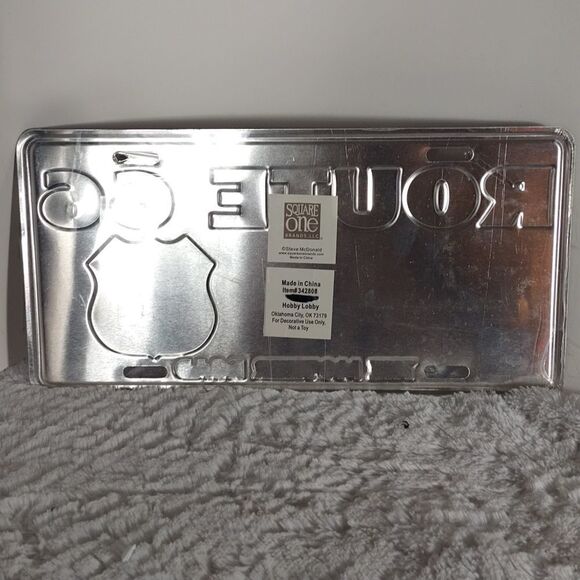 NWT Route 66 Metal License Plate Tag - Picture 2 of 4